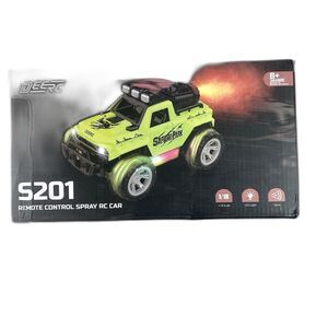 Remote Control Car with Fog Mist & LED Colorful Lights, 1:18 Scale RC Truck  New